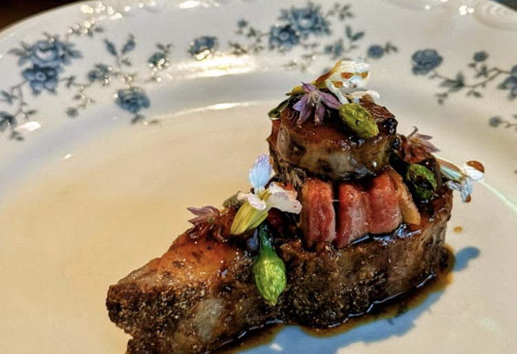 Kato signature dishes A5 Wagyu
Ocean Trout
Smoked Hamachi
